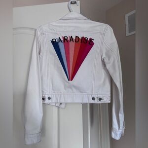 Maje white Jean jacket